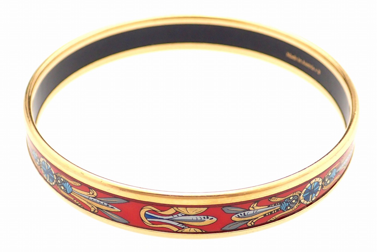 楽天市場】【ジュエリー】HERMES エルメス エマイユ PM バングル