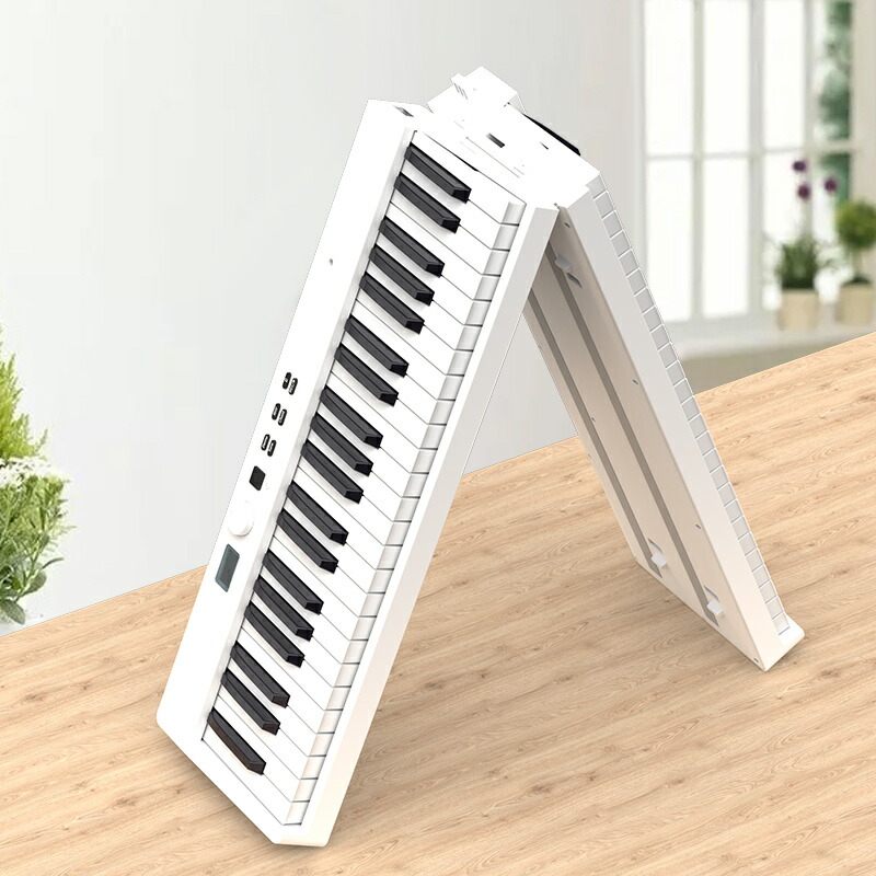 楽天市場】【最新モデル・鍵盤光る】折りたたみ電子ピアノ 88鍵盤