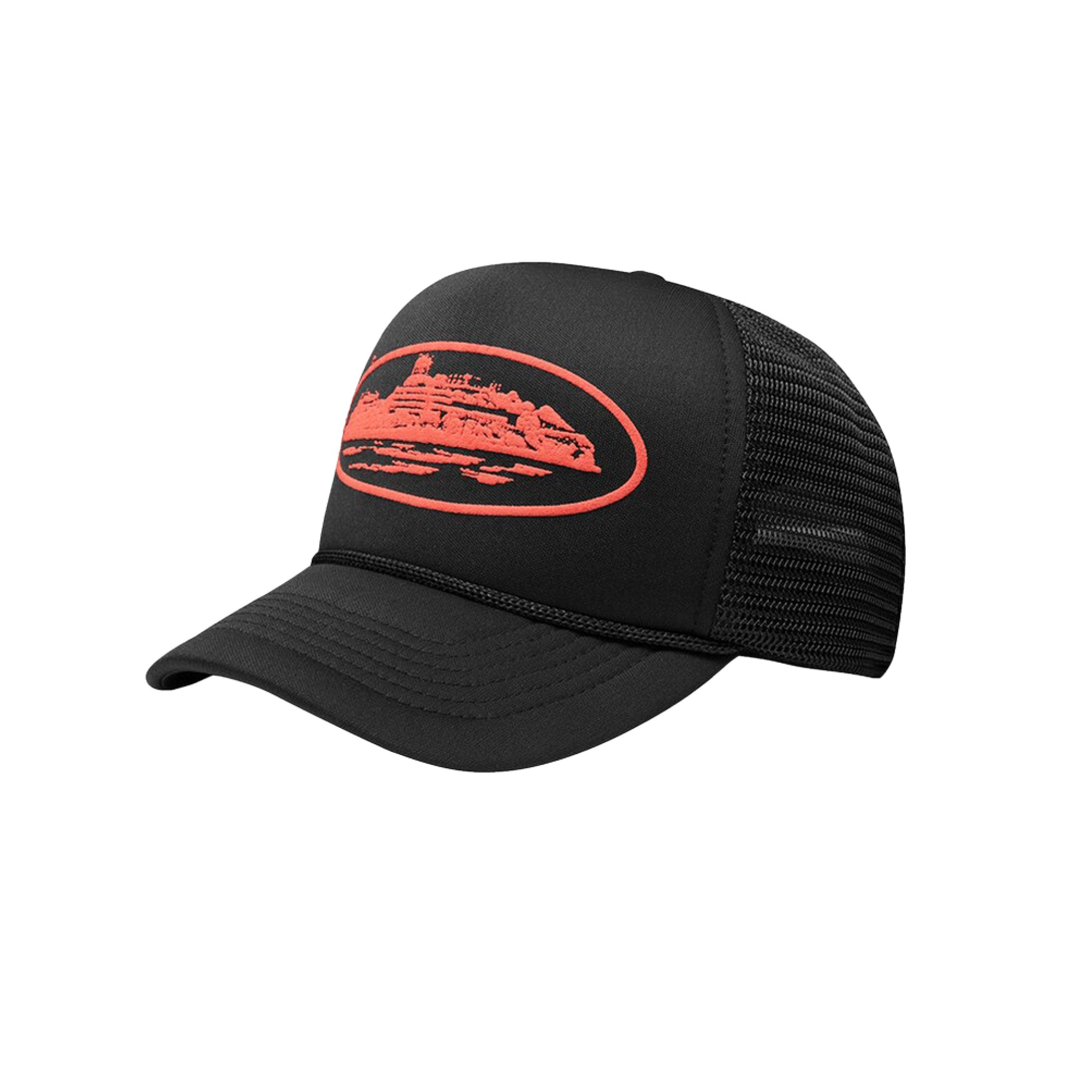 Corteiz cap black メッシュキャップ ブラック