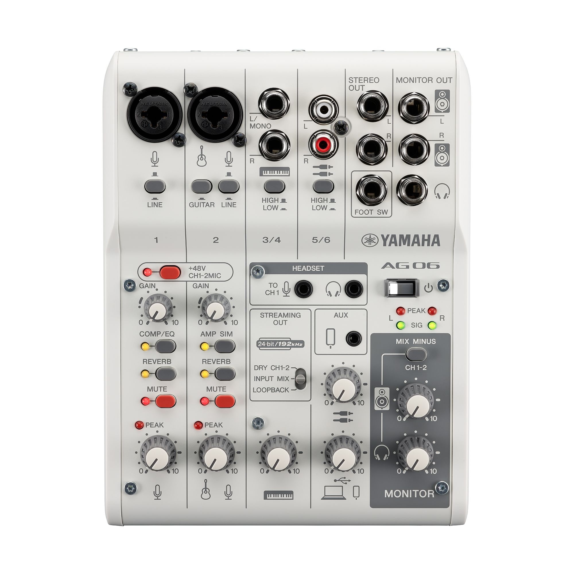 AG06MK2 6-Channel USB Mixer Accessories - Yamaha USA