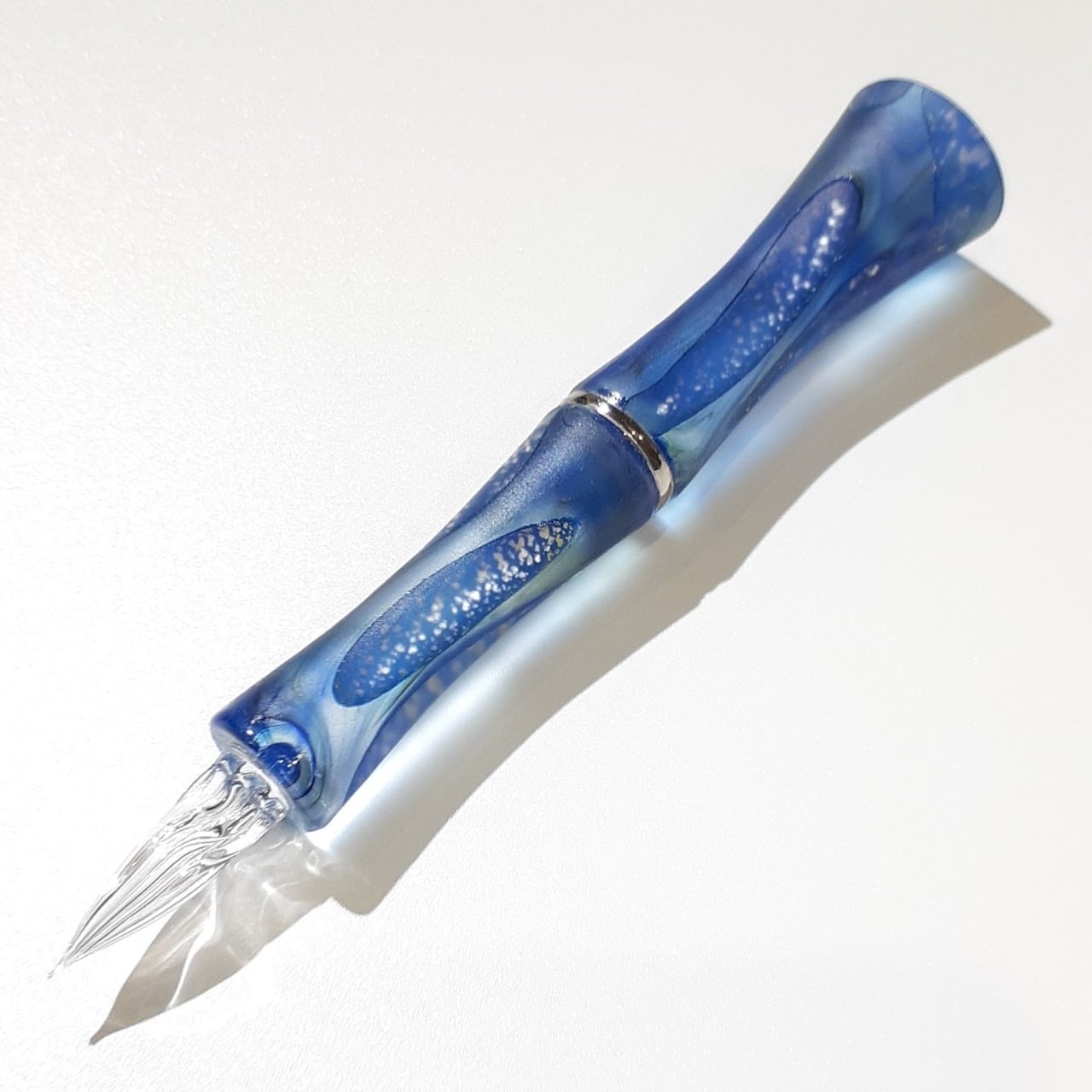 ☆新品・送料込☆Glasspen TAKETORI 月の鏡 紫色 ガラスペン ☆新品・送料