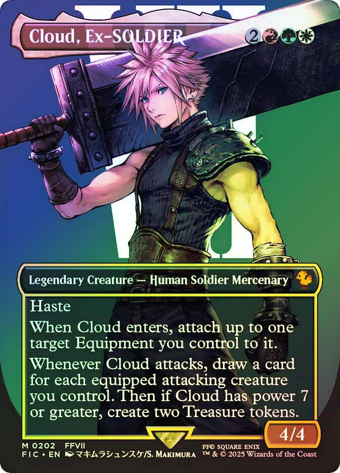 MTG ff 元ソルジャー、クラウド サージFOIL Cloud, Ex-SOLDIER