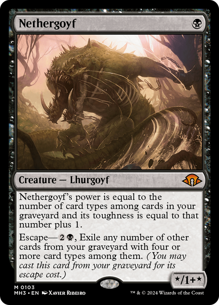 MTG リップル foil 英語版 バロウゴイフ Barrowgoyf ① Barrowgoyf
