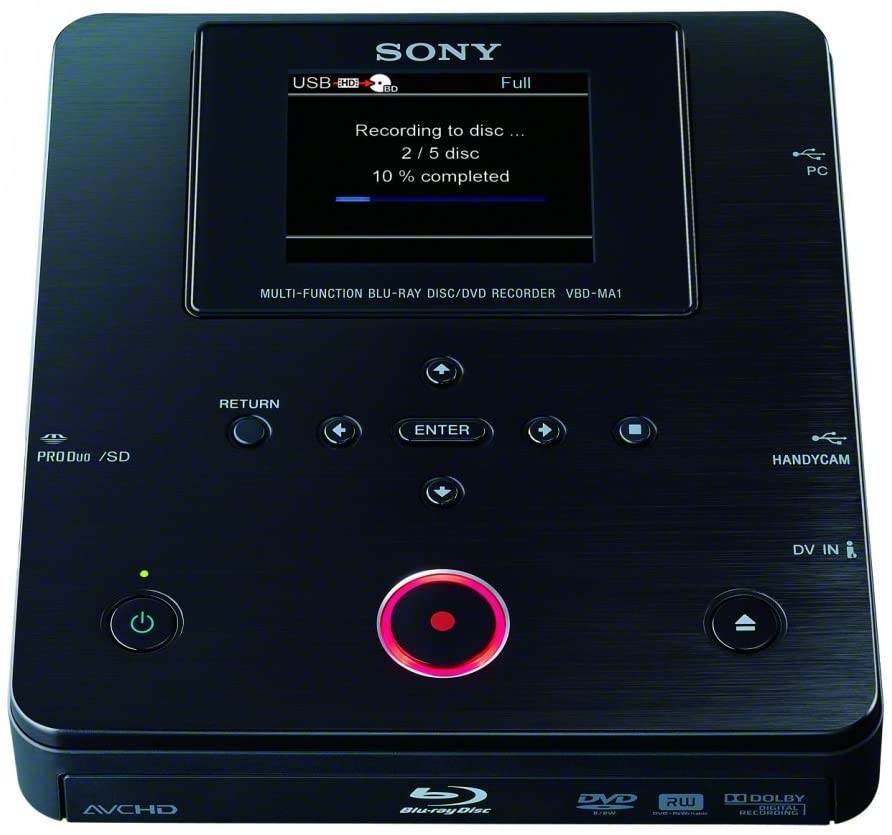 Sony VBD-MA1 Multi-Function DVD/Blu-ray Recorder – Standalone