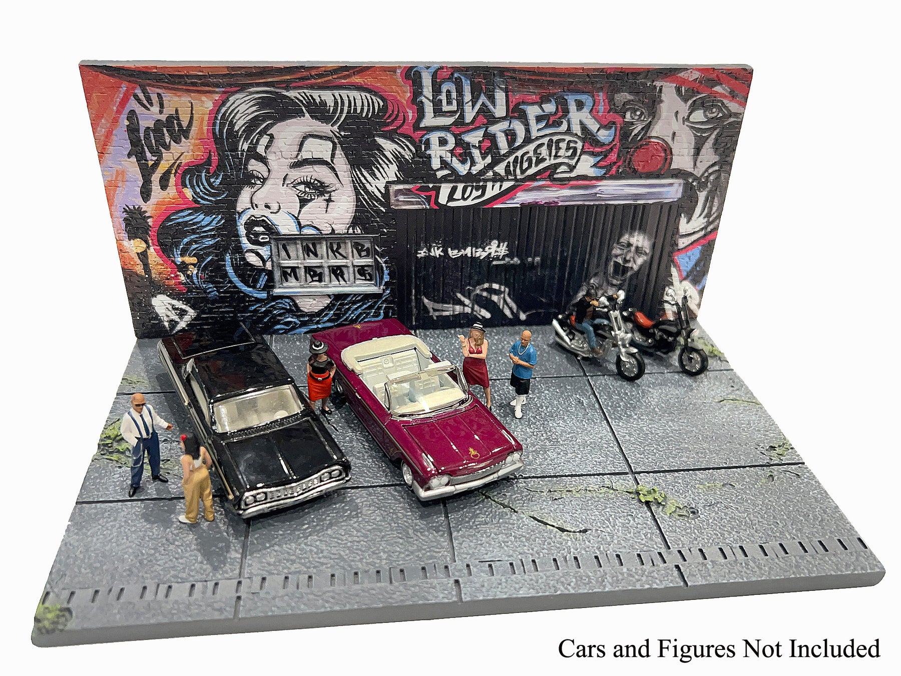 American Diorama 1:64 Street Art Diorama - LA Lowrider AD-2423