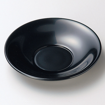 茶托 4.2 だるま 5枚セット 古代朱/溜 漆塗り 漆器の井助