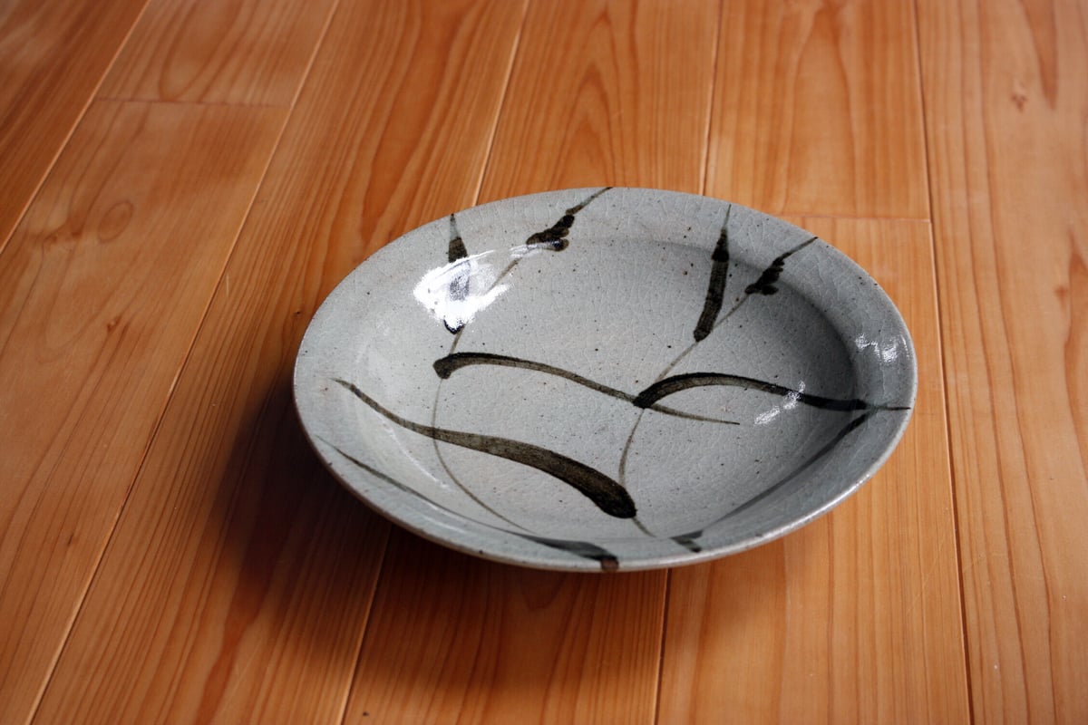 絵唐津草文皿 十三代中里太郎右衛門窯 向付 銘々