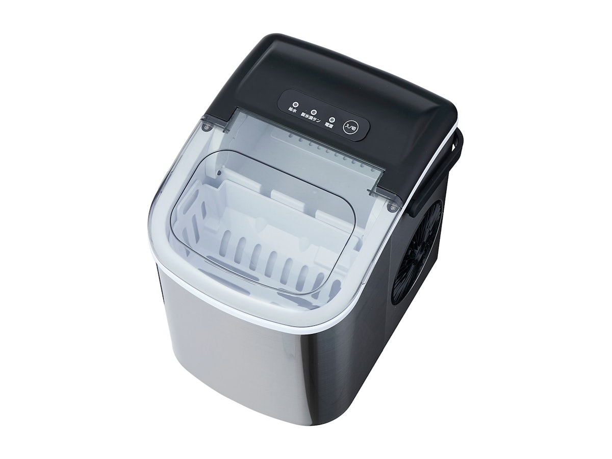 高速製氷機 グレー 家庭用 HZB-12 アイスメーカー 卓上 自動製氷機