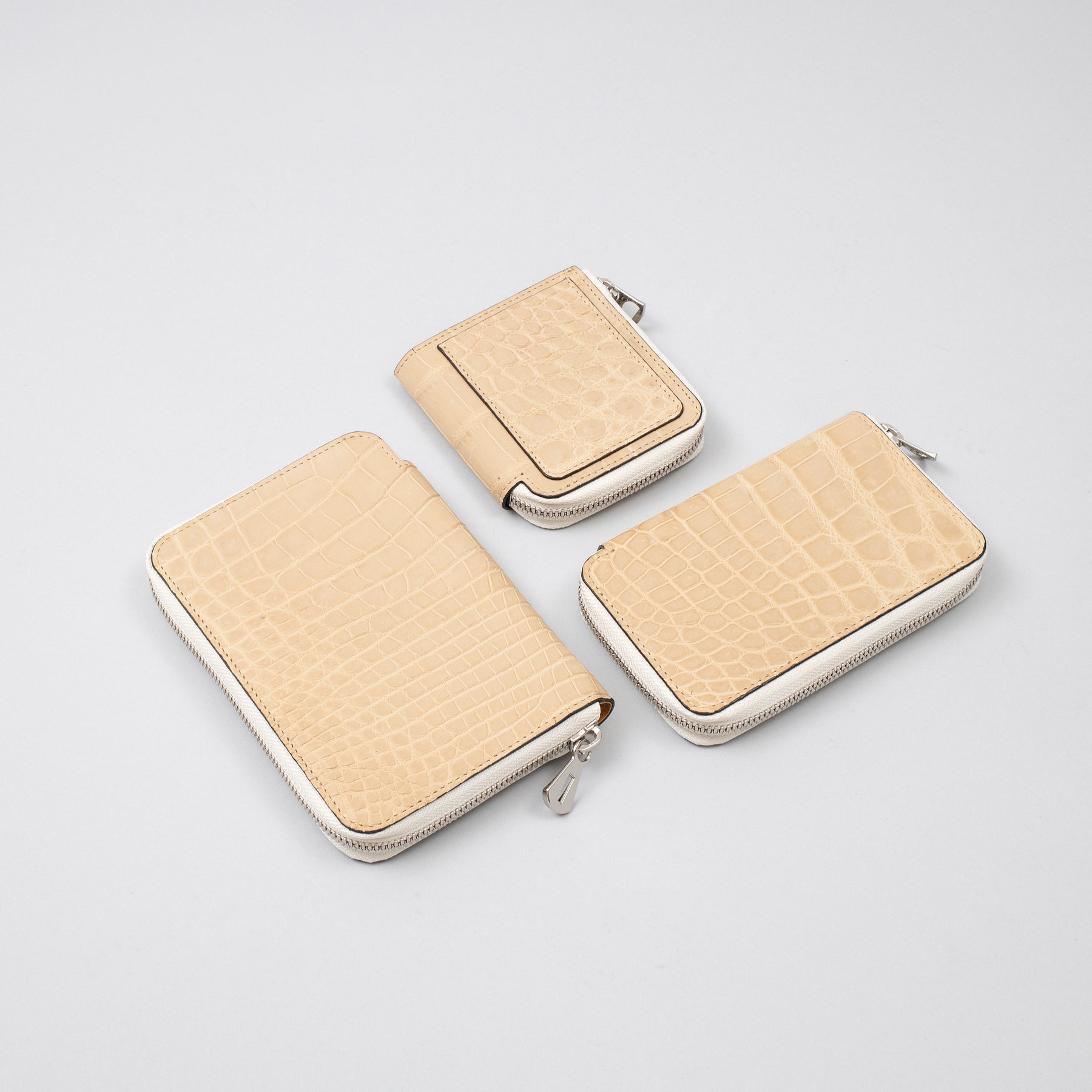 CRISTY COIN CARD WLT｜NUME CROCO ヌメクロコダイルレザー使用 ミニ