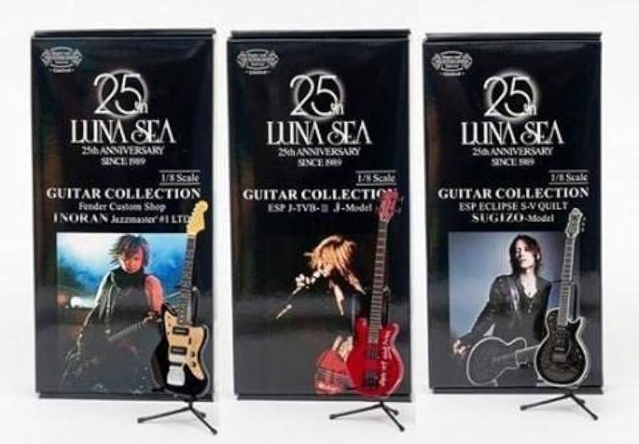 ミニチュアギターLUNA SEA3本セットSUGIZO小野瀬潤INORANジェイ