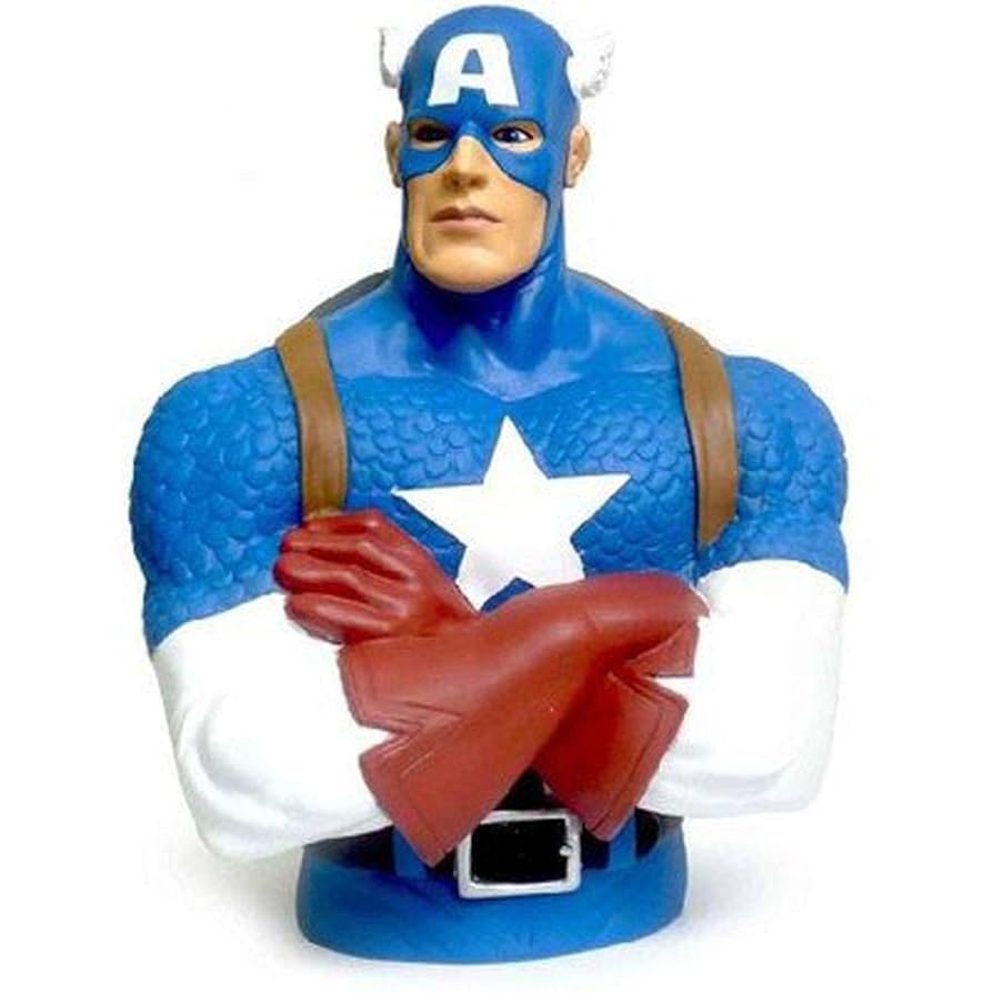 即購入ok!!】MARVEL キャプテンアメリカ フィギュア 貯金箱 即購入ok