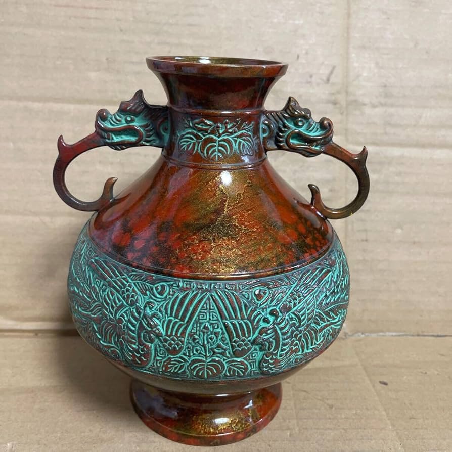 色絵万古花瓶 MA61 色絵万古花瓶 MA61 色絵万古花瓶 MA61