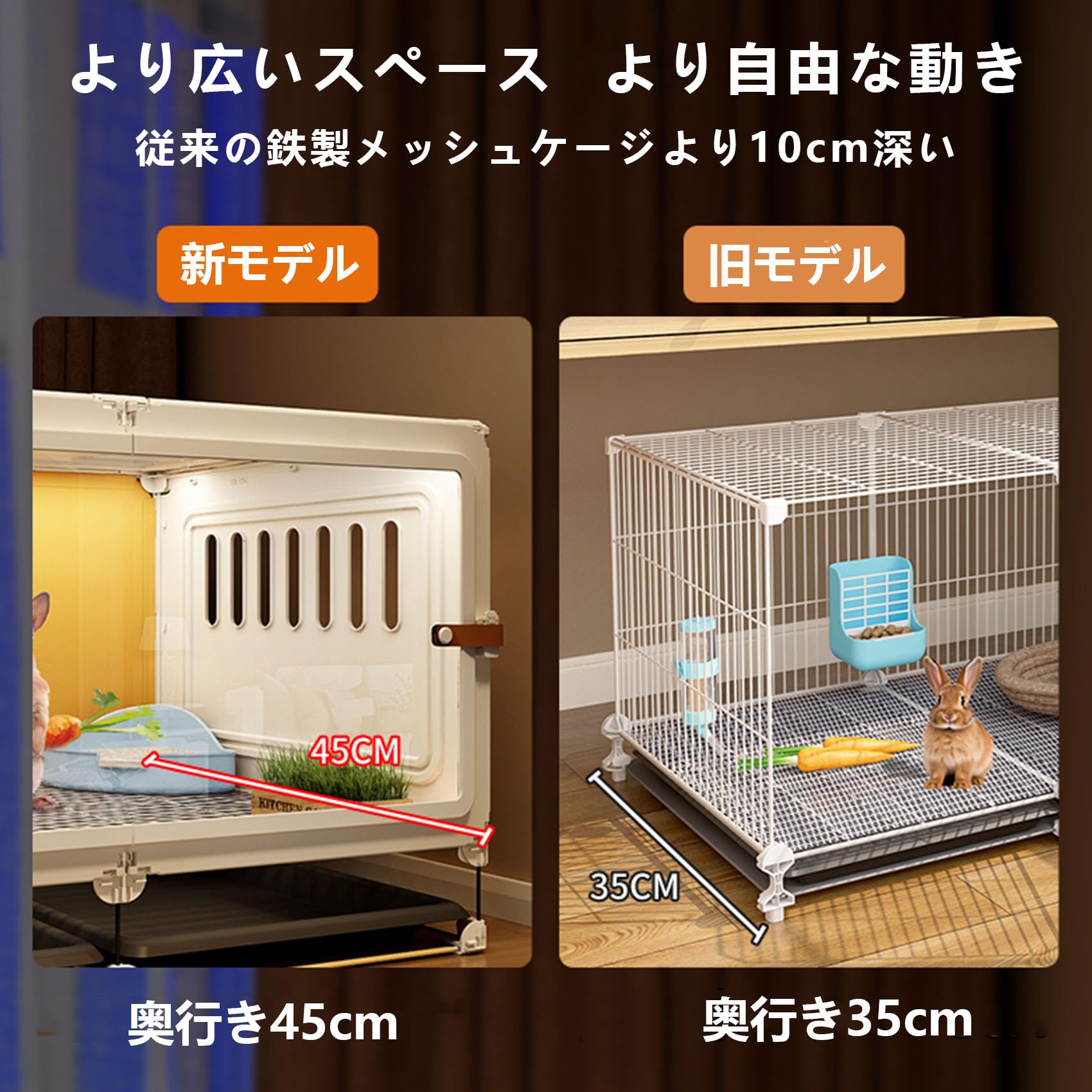 Amazon.co.jp: Seulhofv 小動物 ケージ うさぎ モルモット チンチラ