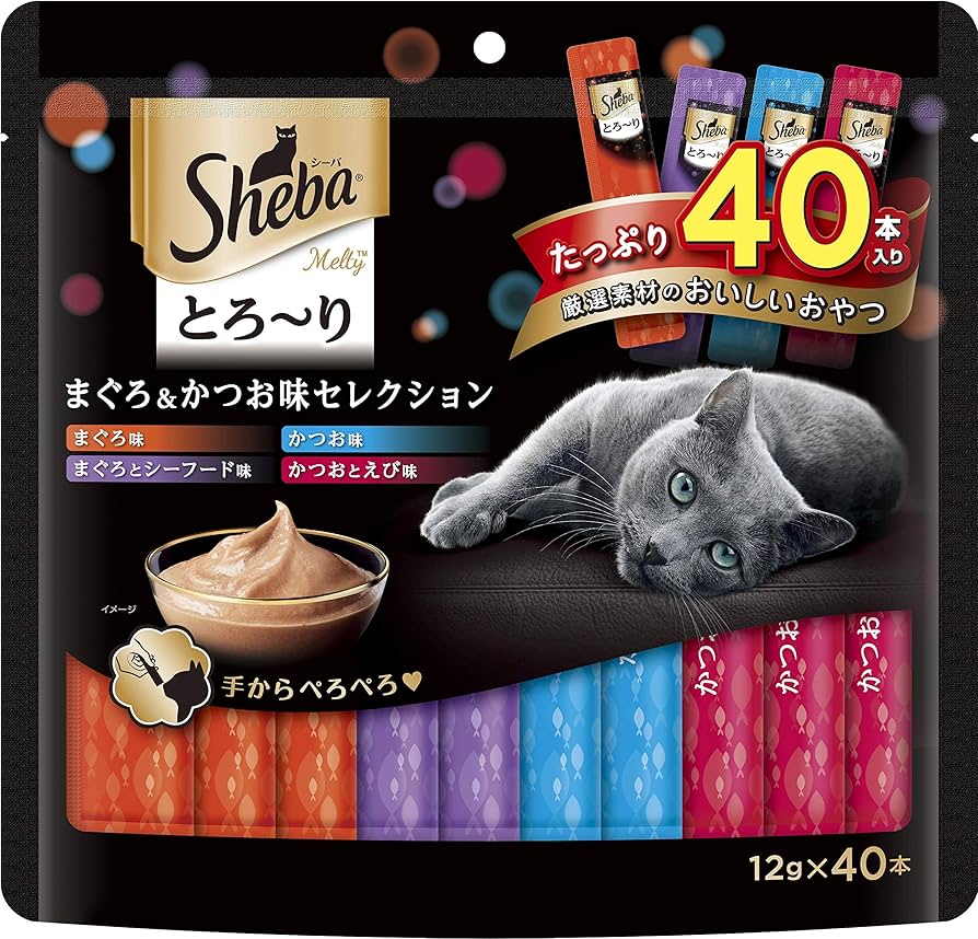 Amazon.co.jp: シーバ とろ～り メルティ おやつ 成猫用 まぐろ
