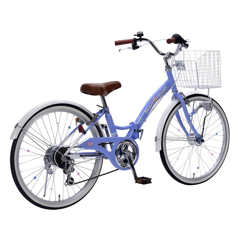 子供用自転車 22インチ M-802F S-MELODY 6段ギア オートライト｜自転車