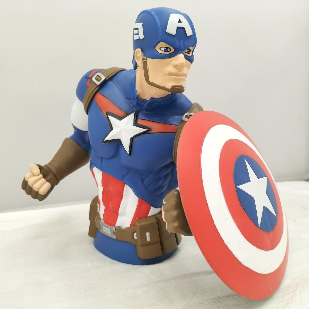 即購入ok!!】MARVEL キャプテンアメリカ フィギュア 貯金箱 即購入ok
