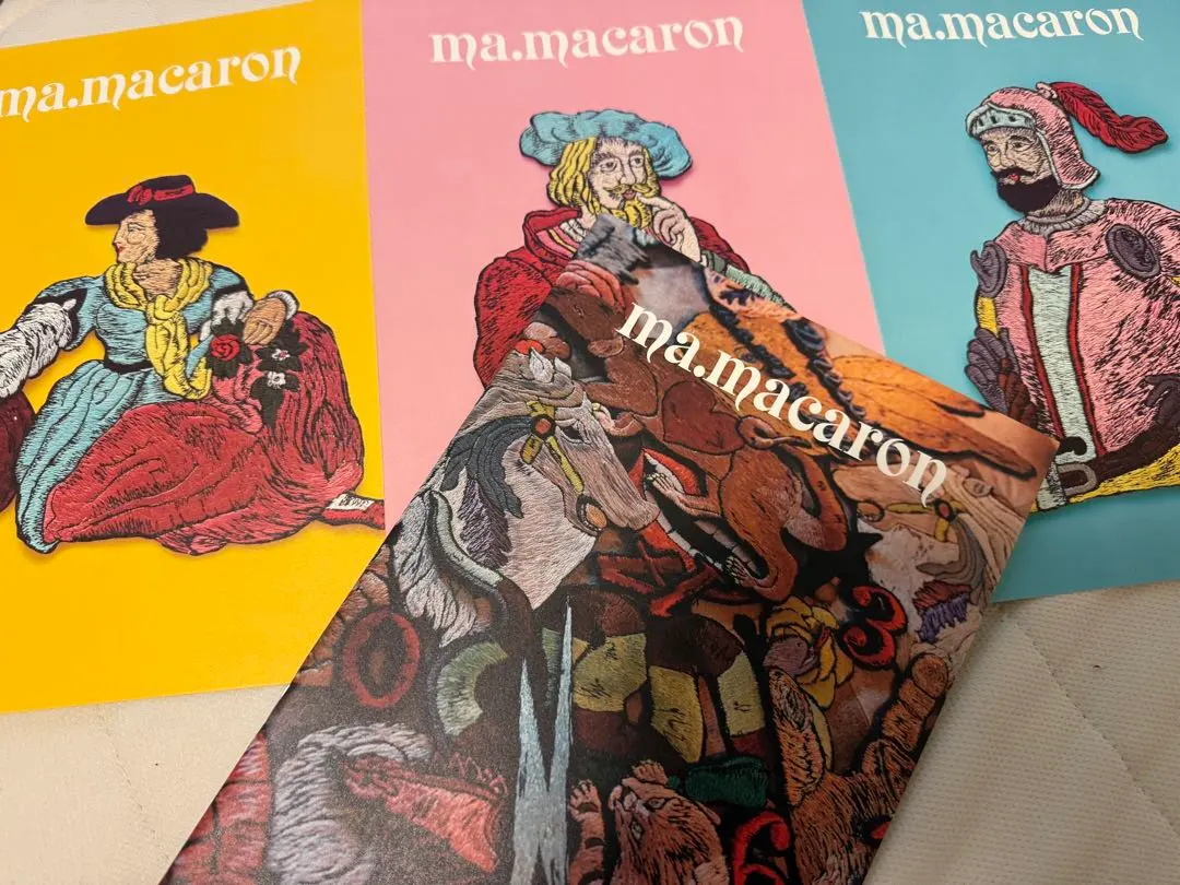 ma.macaron 刺繍バッジ ブローチvintage 3点セット select 】vintage