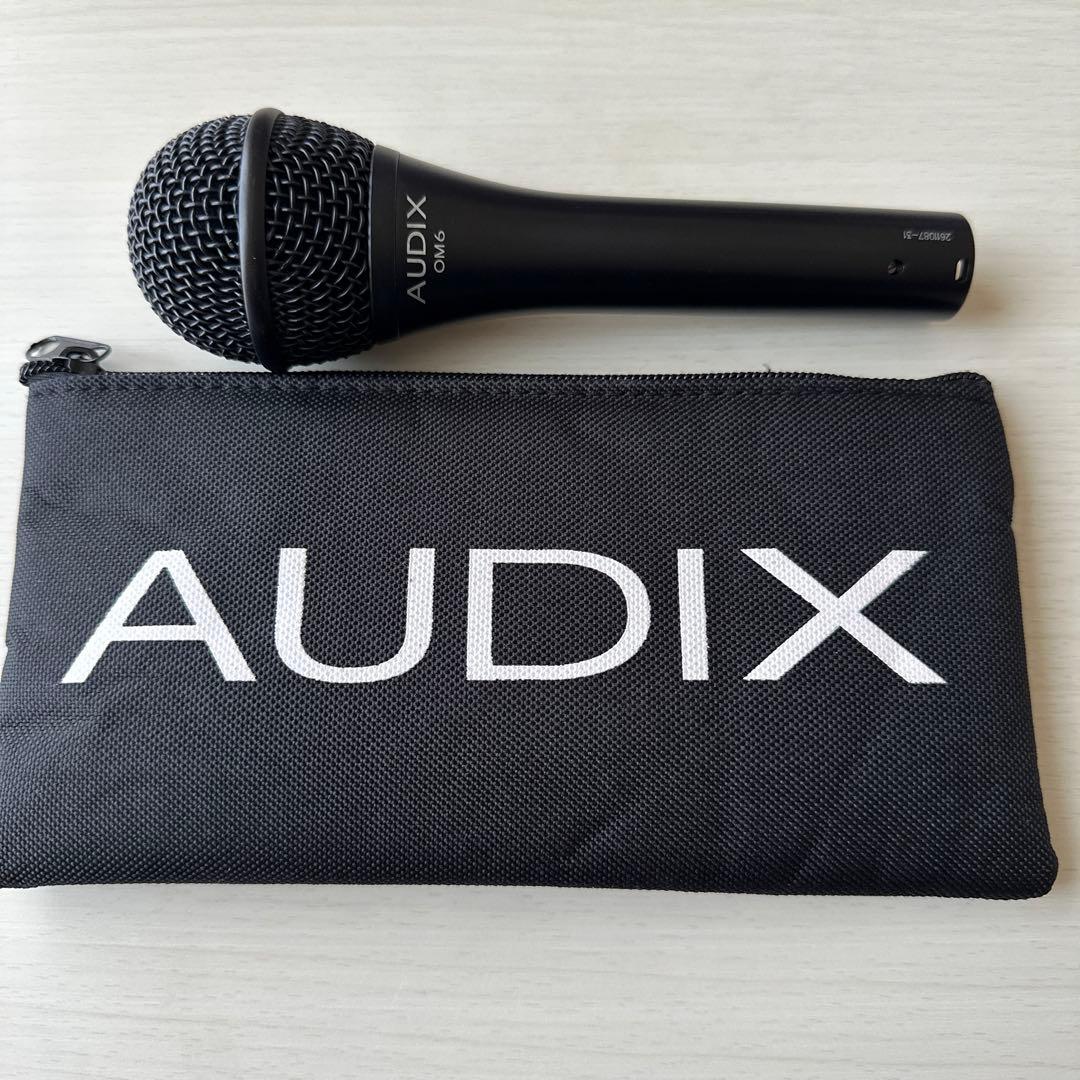 AUDIX OM6 ダイナミックマイク 専用ケース付き(中古美品) AUDIX OM6 ダイナミックマイク 専用ケース付き(中古美品) AUDIX OM6