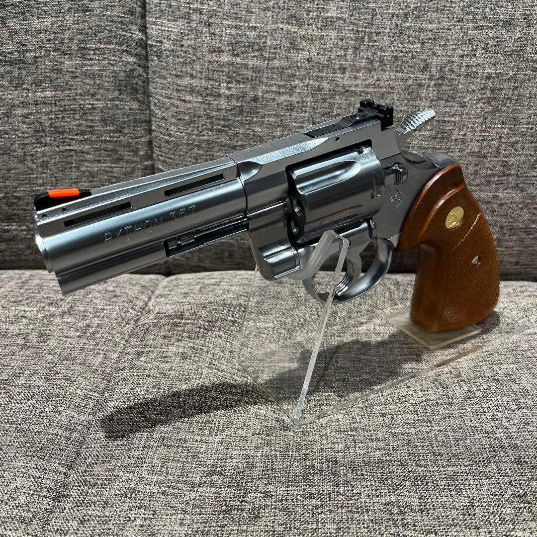 タナカ COLT PYTHON.357 MAGNUM R-model 4インチ Tanaka Colt Python .357 Magnum R-Model 4 Inch Heavy Weight Gas