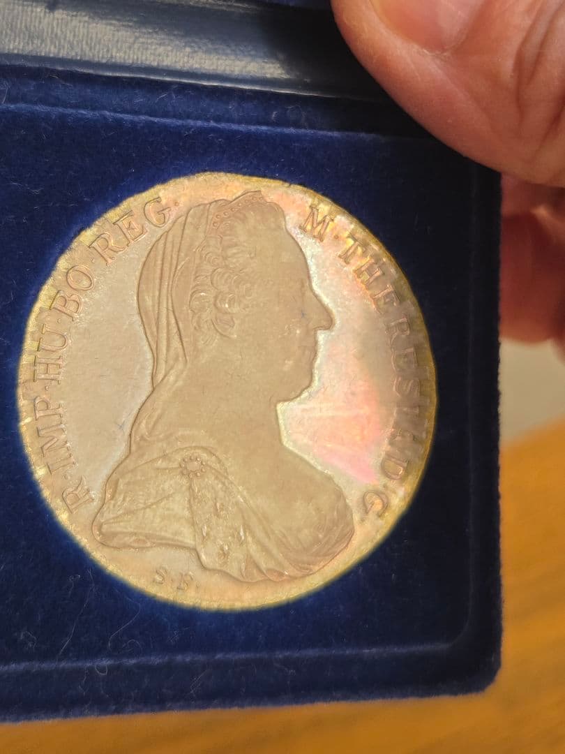 (プルーフ)オーストリア共和国　マリアテレジア　1ターレル銀貨再鋳貨　1780 プルーフ)オーストリア共和国 マリアテレジア 1ターレル銀貨再鋳貨