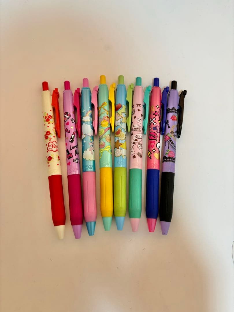 ZEBRA SARASA CLIP ボールペン ピチレモン 8色 平成女児