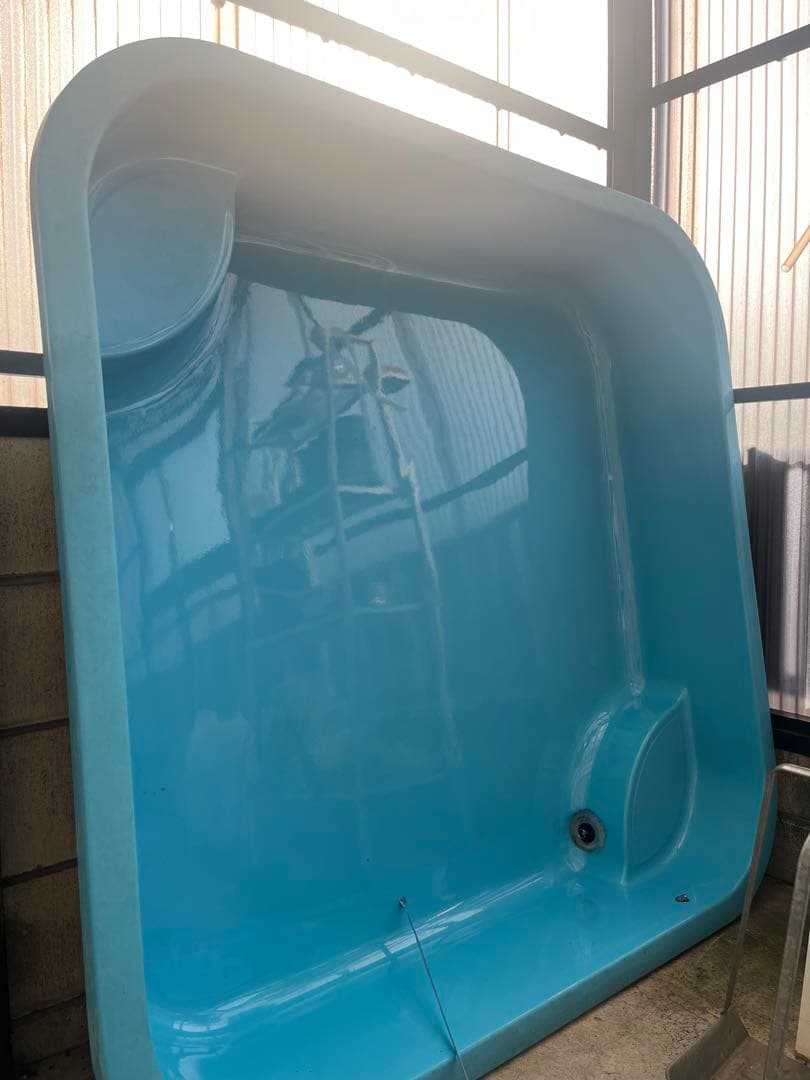 大型青タンク 縦約125cm x 横約125cm深さ約25cm - メルカリ