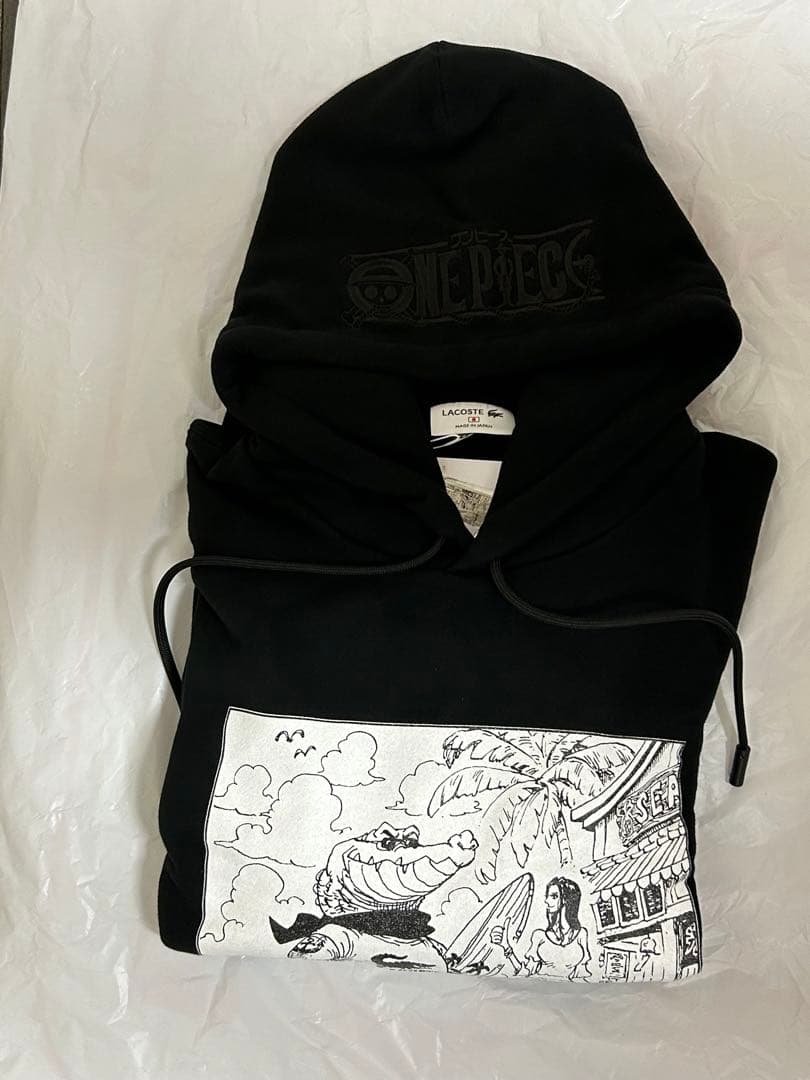 新品フーディーLサイズLACOSTE×ONE PIECE COLLECTION①