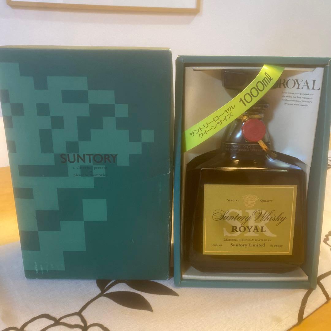サントリー　ローヤルSR 1000ml 限定 楽天市場】【レトロ】サントリーウイスキー ローヤル SRラベル 43度