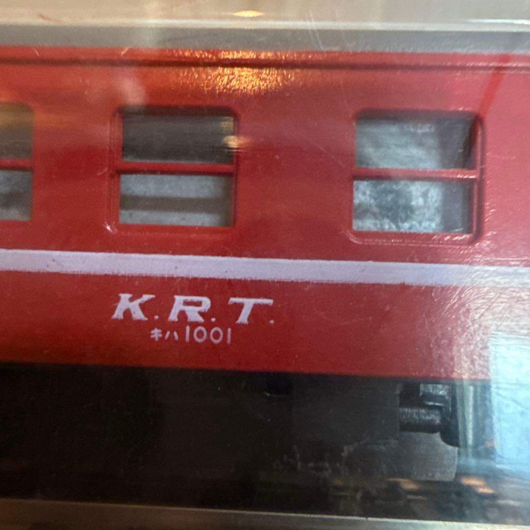 鹿島臨海鉄道 KRT キハ1001 旅客開業一周年記念 鉄道模型 ケース付