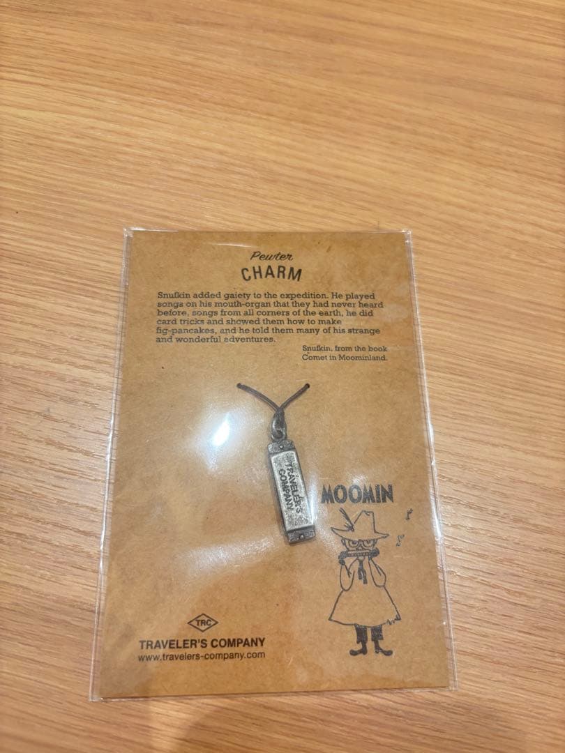 トラベラーズノート用 ピューターチャーム MOOMIN スナフキン ハーモニカ MOOMIN collaborates with TRAVELER'S COMPANY - TRAVELER'S FACTORY