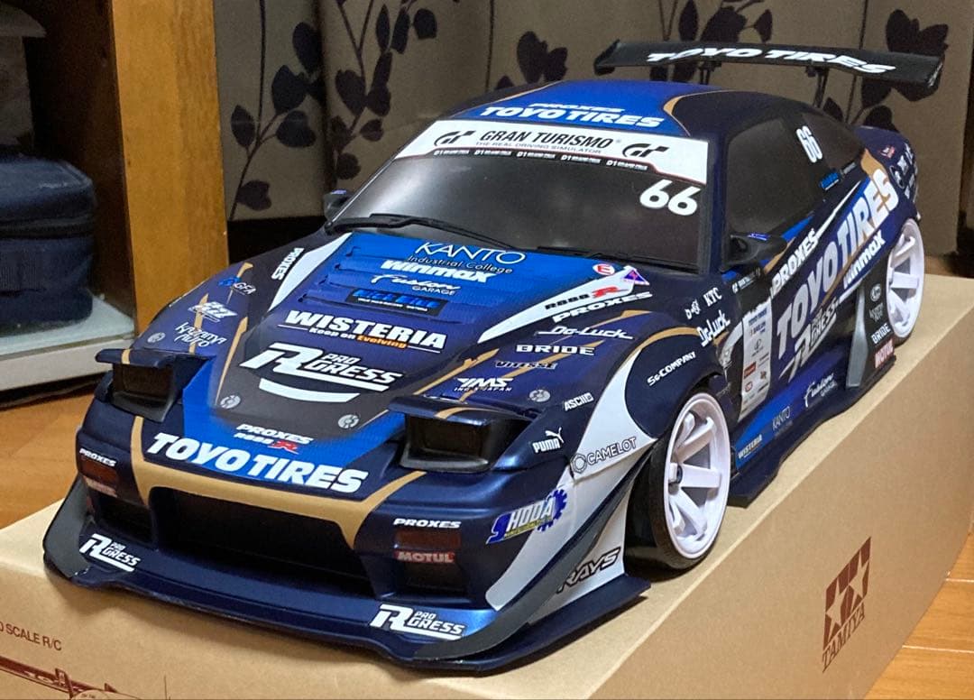 1/10 アディクションReveD WISTERIA 180SX ボディ ReveD Nissan 180SX Wisteria Clear Body Set For 1/10 RC Drift